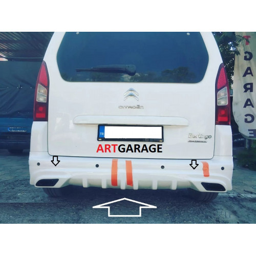 Citroen Berlingo Arka Tampon Eki