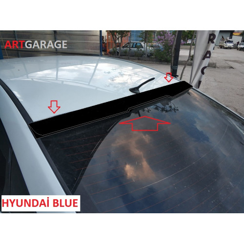 Hyundai Blue Yarasa Cam Üstü Spoiler