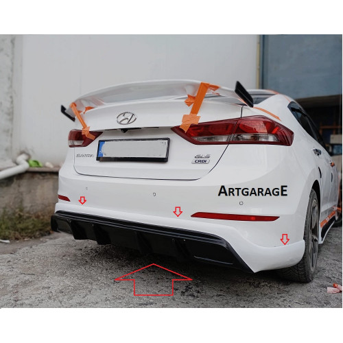 HYUNDAİ ELANTRA ARKA TAMPON EKİ(2016-2018)